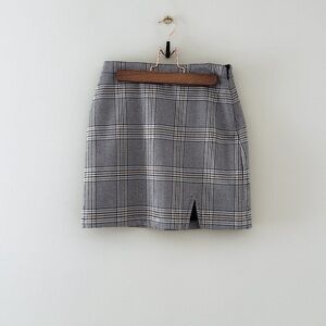 A&F • Tartan Print Mini Skirt